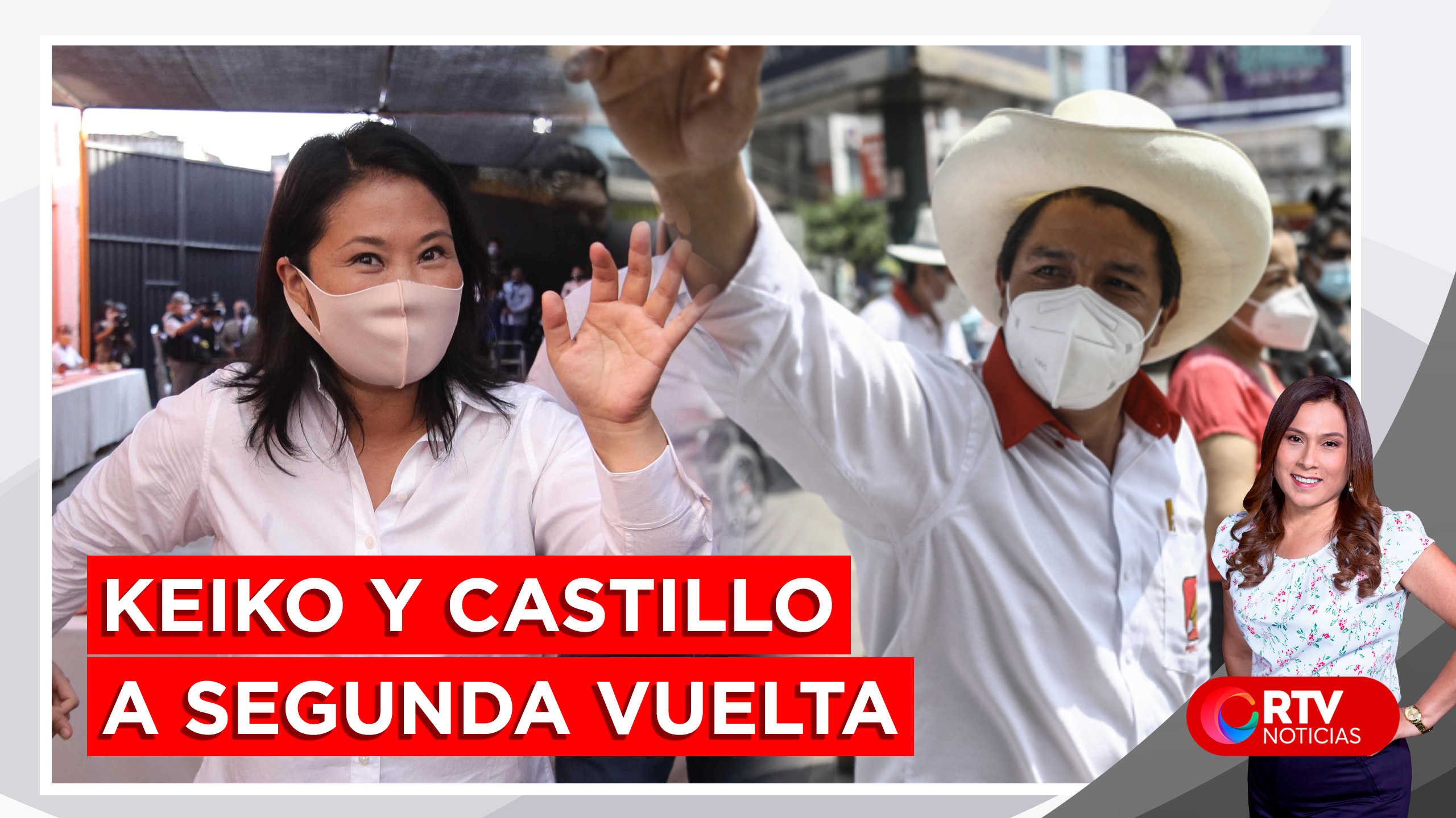Elecciones 2021: Keiko Fujimori y Pedro Castillo a segunda vuelta - RTV ...
