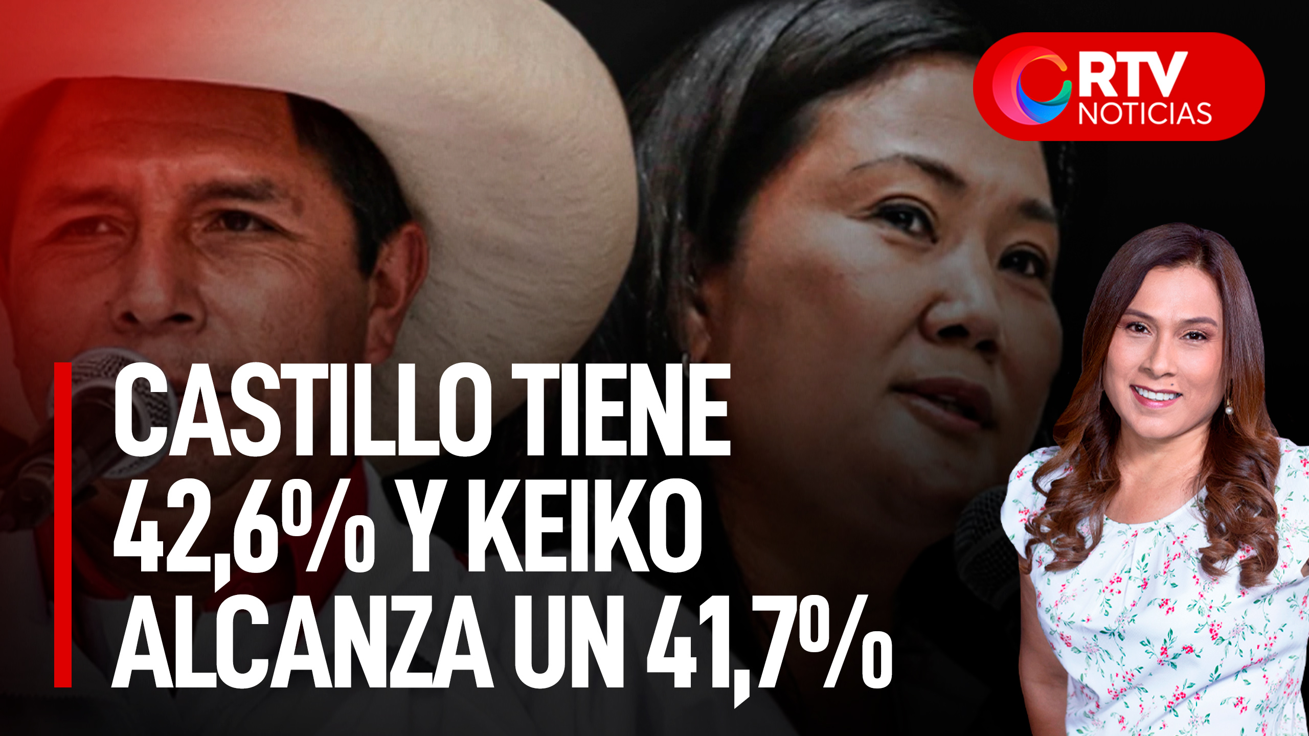 Últimos resultados de la intención de voto entre Keiko Fujimori y Pedro ...
