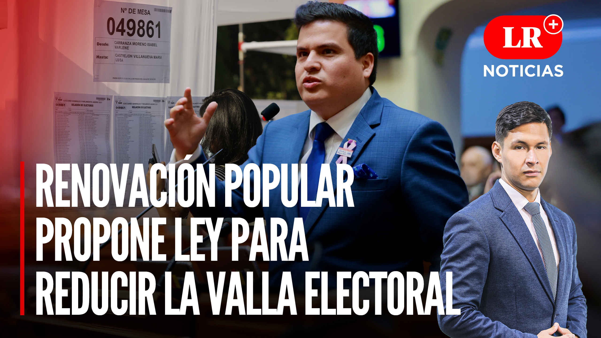 Renovación Popular propone ley para reducir la valla electoral | LR+ ...